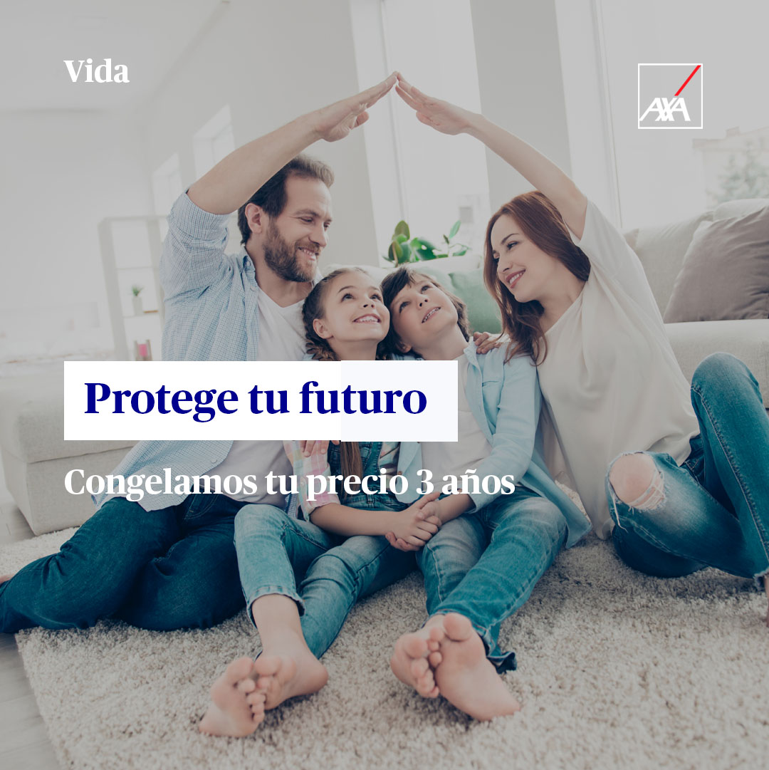 Danielmironaxa's tweet photo. Protege tu futuro y cuida de los tuyos con Vida Protect  de AXA. Ahora congelamos el precio durante los 3 primeros años.
Para más información acércate a nuestra agencia y te informamos de todo. https://t.co/t3iJbw0q87