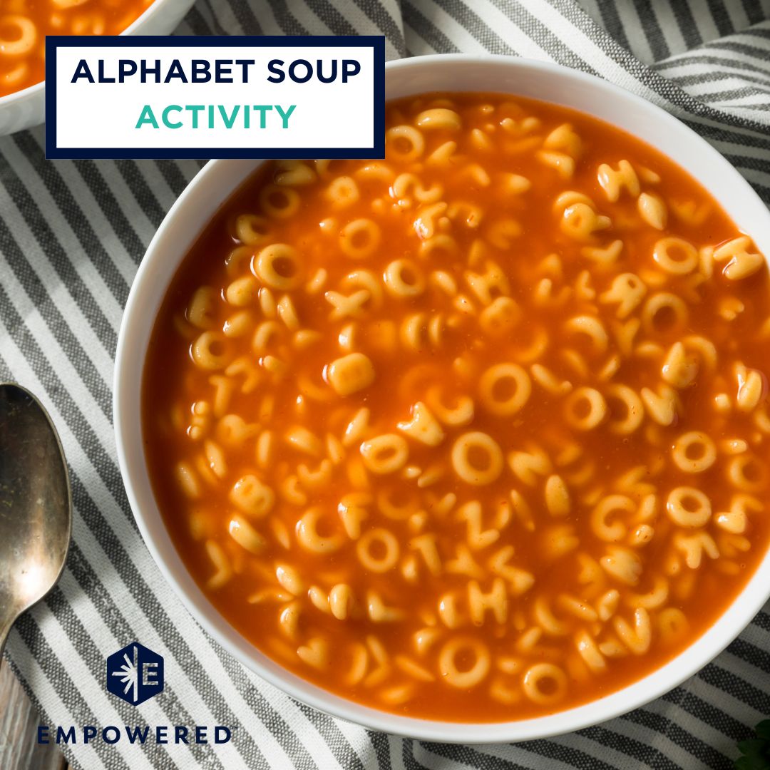 Cozy up with creativity and the Empowered Principles with our delicious Alphabet Soup activity!

Get full details on the Empowered Hub: ow.ly/ajRK50TYkW6