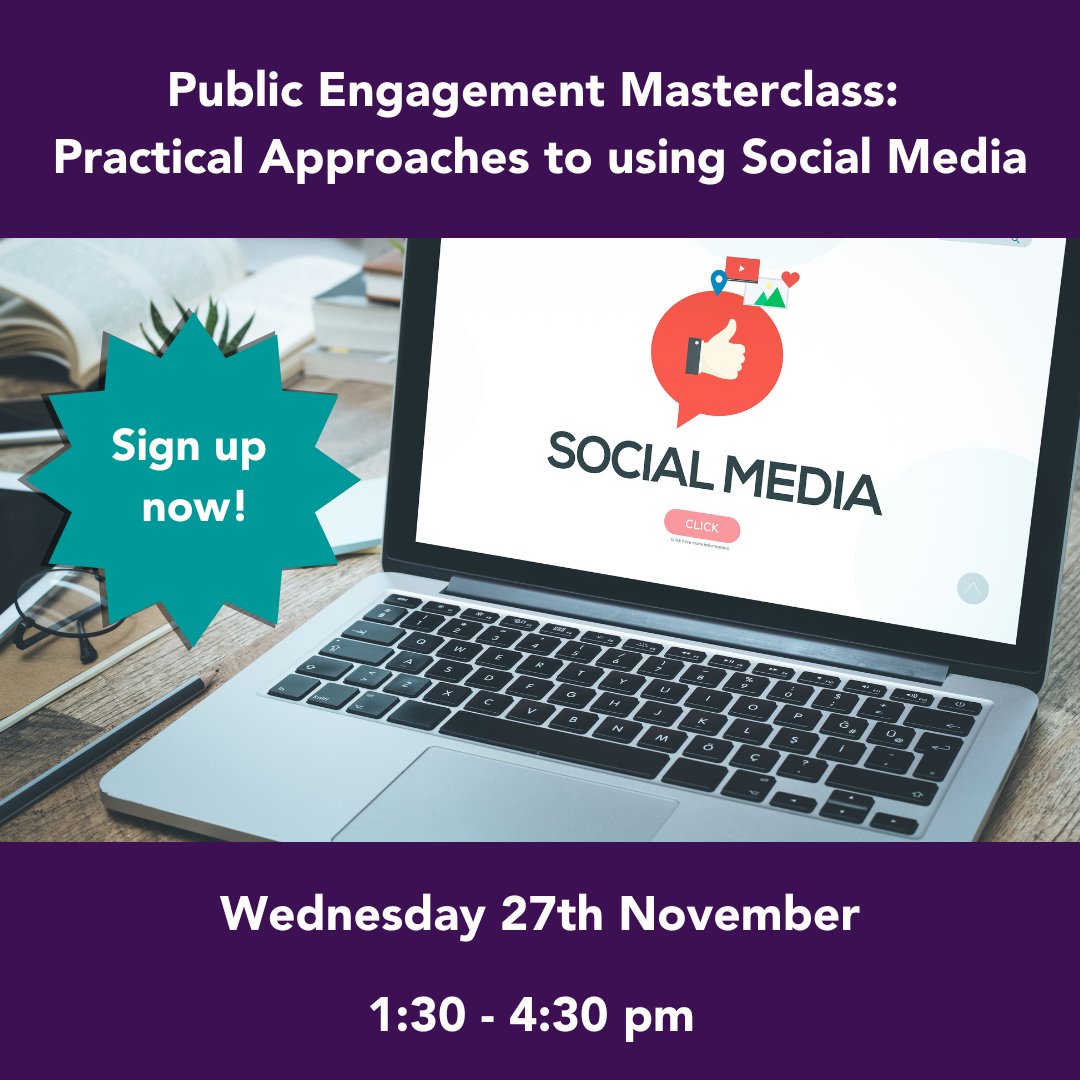 Staff and students are invited to step into the vibrant world of social media with science communicator, Sam Langford! Discover the ever-evolving social media landscape in a session designed to empower you with tools for impactful public engagement 👉️  updates.warwick.ac.uk/events/view/305