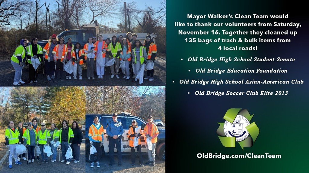 Thank you to our November 16th Clean Team Volunteers!
