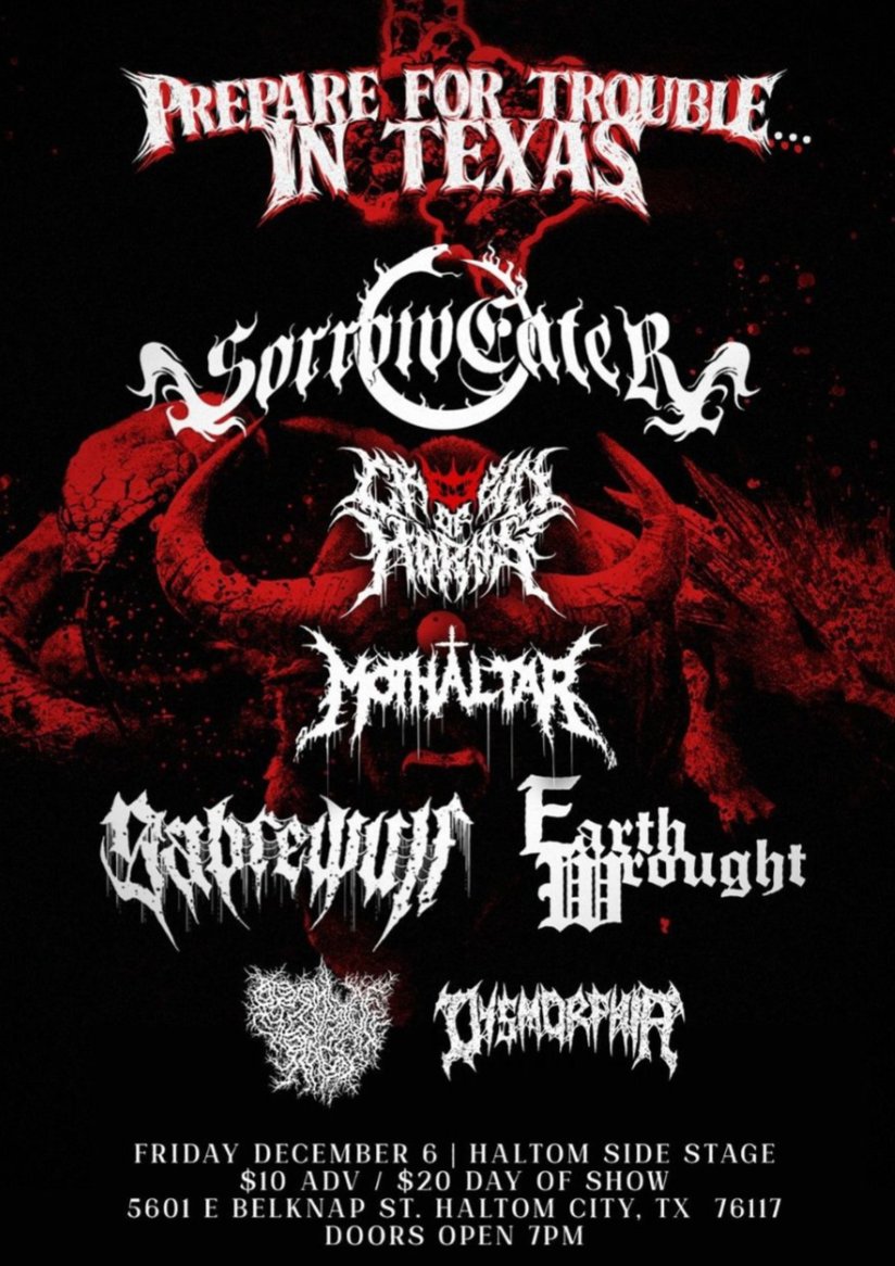 Updated flyer. First show we've played in a year and a half. Don't miss it.