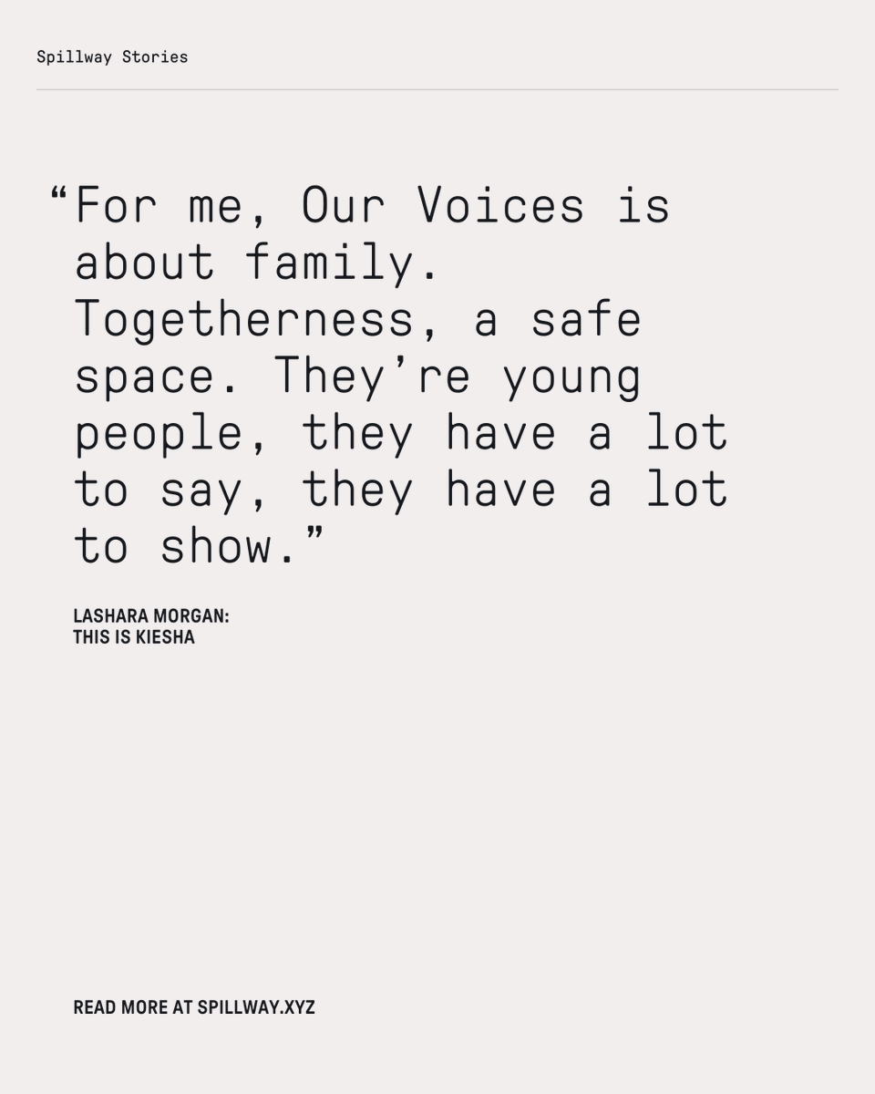 LaShara (Kiesha) Morgan has offered more than her kindness to youth of color in the Winona community by establishing and providing a positive, consistent adult presence with the group Our Voices. Hear her story at spillway.xyz/LaShara-Morgan