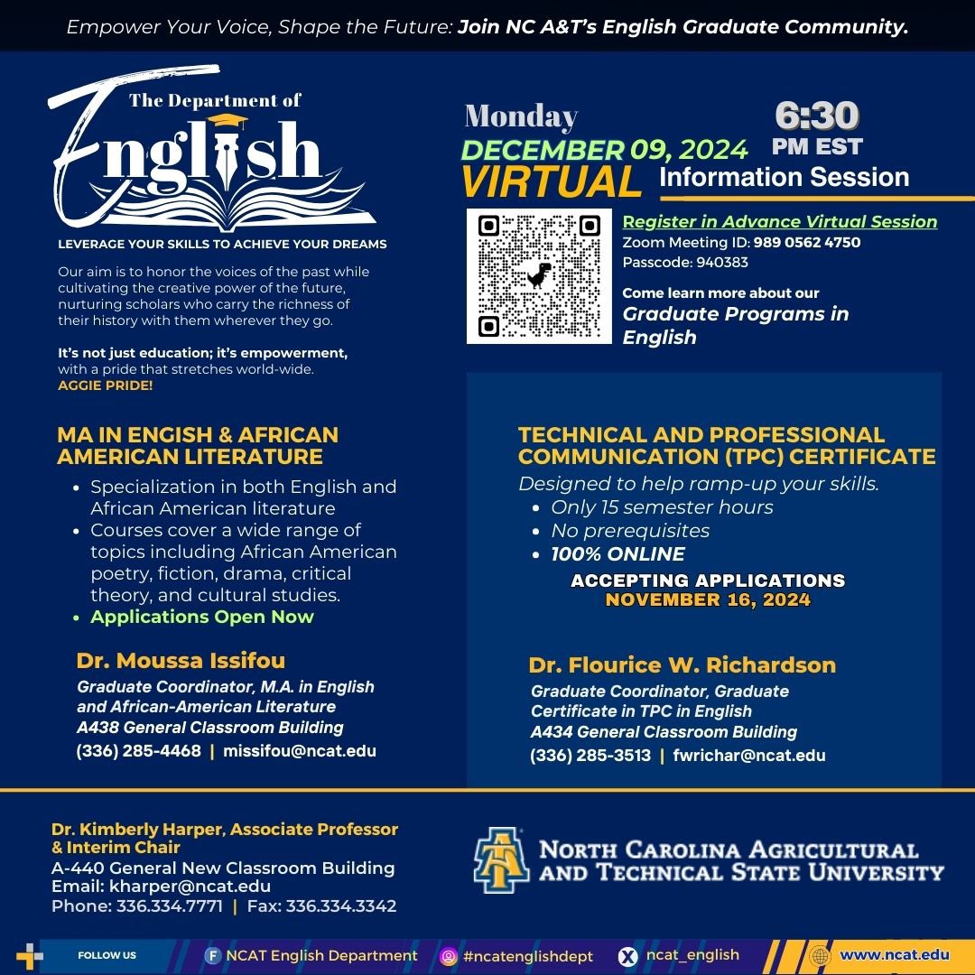 NCAT English Dept. tweet media