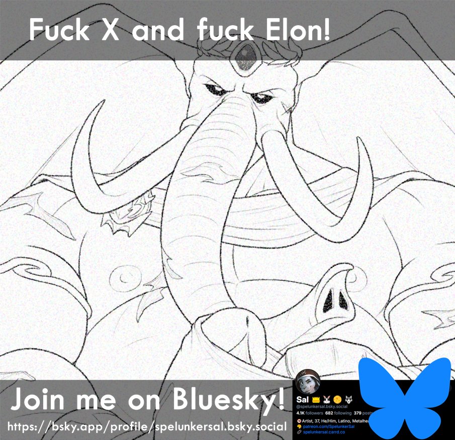 no longer posting full un-crunchy art on X, join me on 💙📷 link in bio