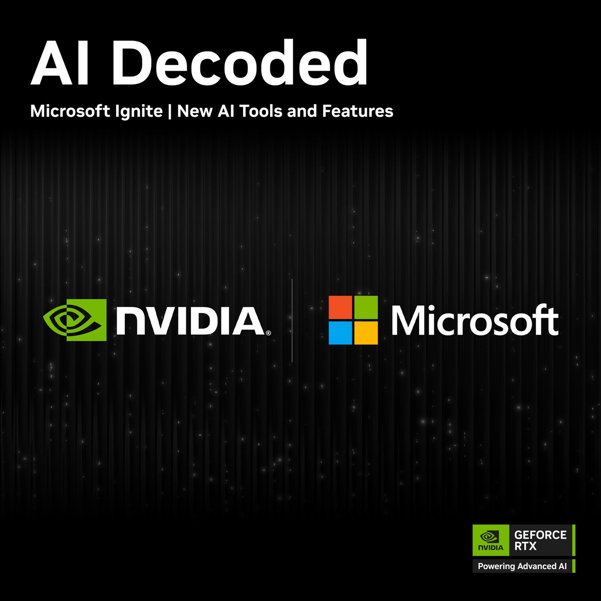 NVIDIARTXSpark's tweet photo. Supercharge your @Windows AI development workflow using NVIDIA RTX AI PCs & new tools announced at #MSIgnite. 🧑💻🚀
From web app development to SLMs for digital humans, this week's #AIDecoded blog breaks down the updates 👉 https://t.co/PVzdUR7vzG https://t.co/3XiyQRbQwQ