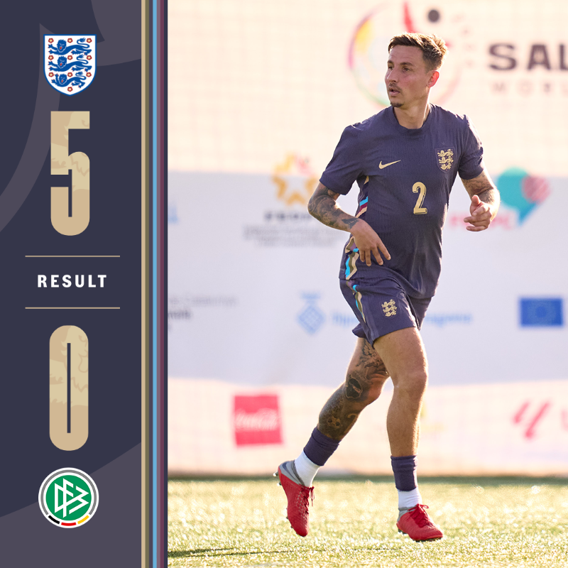 England's tweet photo. An excellent win against Germany for our England Cerebral Palsy team at the @ifcpf World Cup! 👏

The result means they will take on Argentina on Friday in the fifth-place play-off.