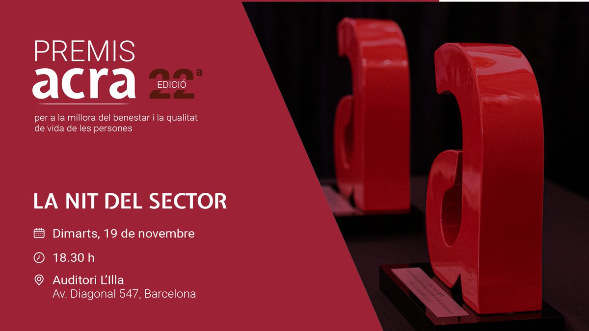 acragentgran's tweet photo. 🎉 Avui celebrem els #PremisACRA24 per a la millora del benestar i la qualitat de vida de les persones grans.

🏆 La nit del sector on reconeixem els millors projectes en innovació, impacte social i millor trajectòria i aportació professional.

🔴 Seguiu la gala en aquest fil https://t.co/ZYuOSsrJQz