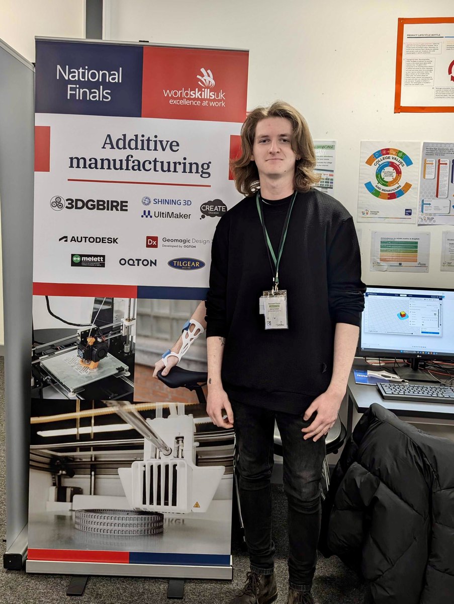 novosounduk's tweet photo. Thrilled to see Harry Cowan, #novosound's Production Technician, compete at the #WorldSkillsUK National Finals in Additive Manufacturing next week in Manchester! 🏆🍀 Best of luck, Harry! #AdditiveManufacturing #ProudMoment #UltrasoundIntegratedEverywhere https://t.co/9vs8SiiFkh