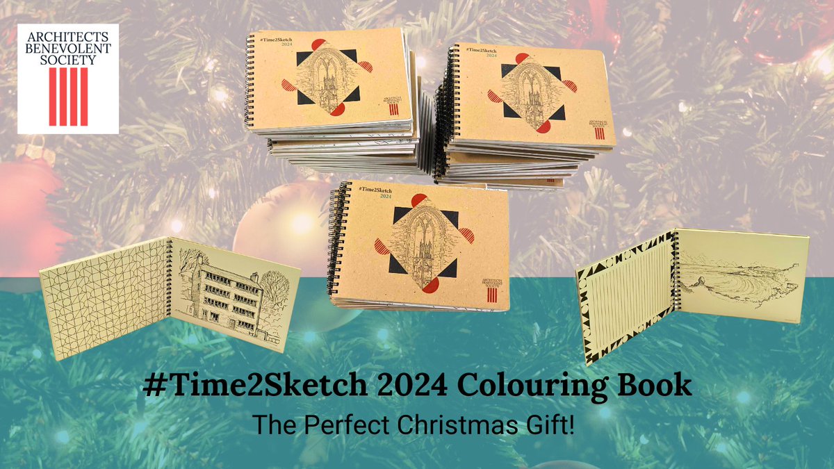 Still searching for the perfect Christmas gift?
The #Time2Sketch 2024 Colouring Book will make your festive season brighter and stress-free. 
Every purchase supports ABS in assisting the architectural community!
Secure your copy now: bit.ly/3YdsLMK