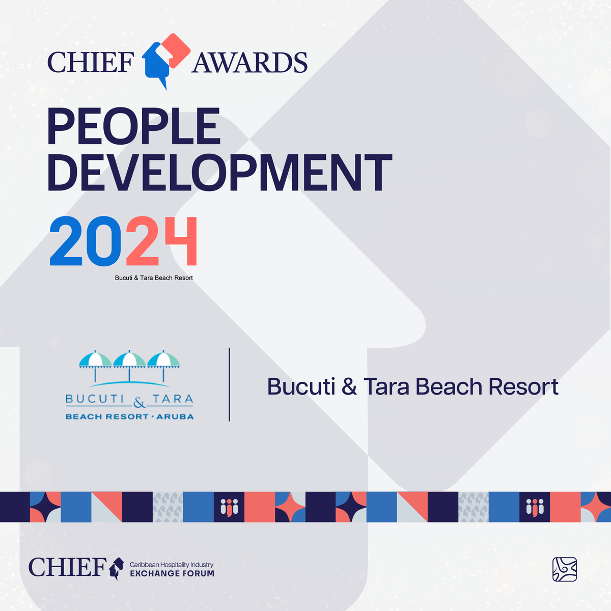 CHTANow's tweet photo. Bucuti & Tara Beach Resort, Aruba has been awarded the 2024 CHIEF Award for People Development and Support!
#CHIEFAwards2024 #PeopleDevelopment #CaribbeanTourism #BucutiAndTara #CHTANow https://t.co/bTxqQWszva