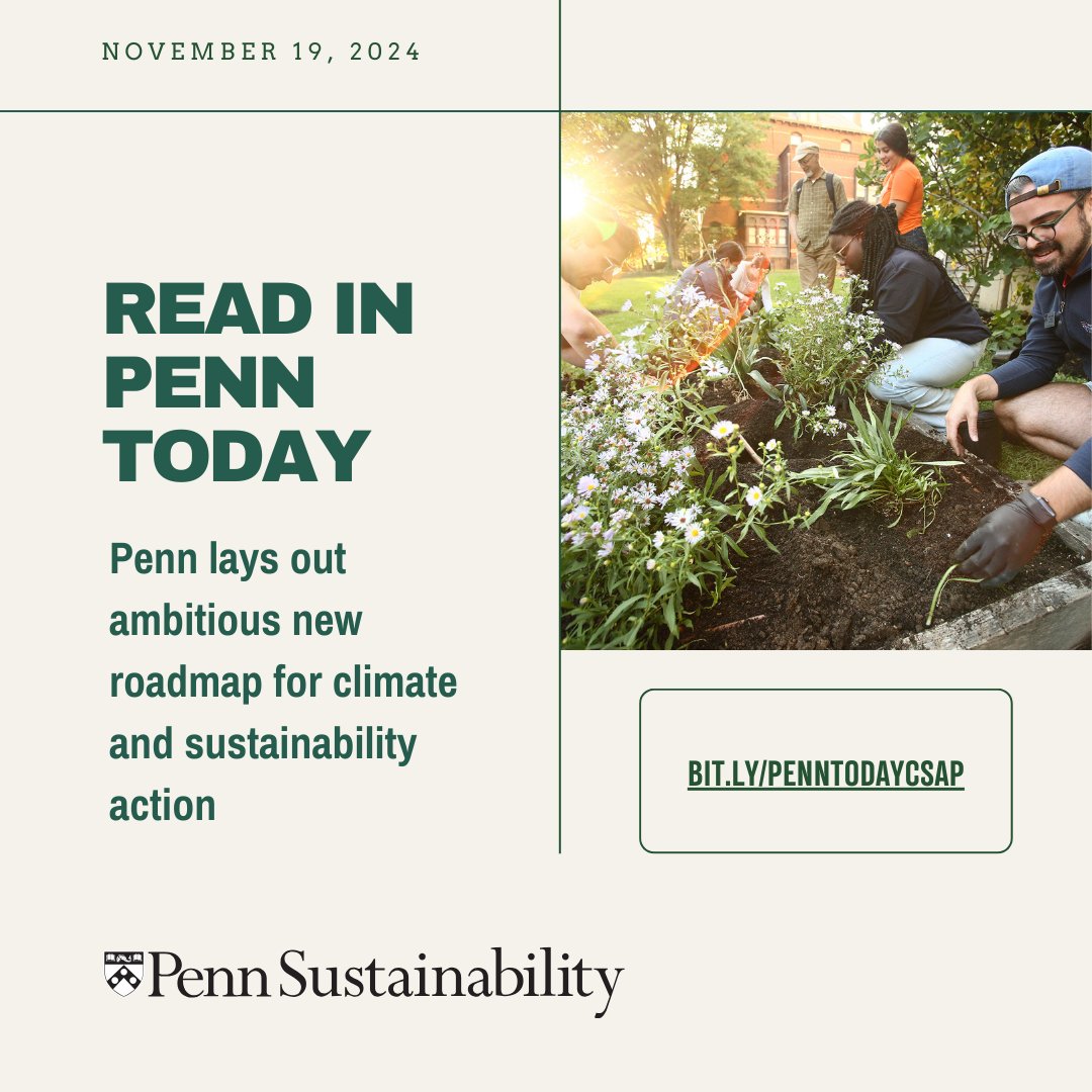 Penn Sustainability tweet media