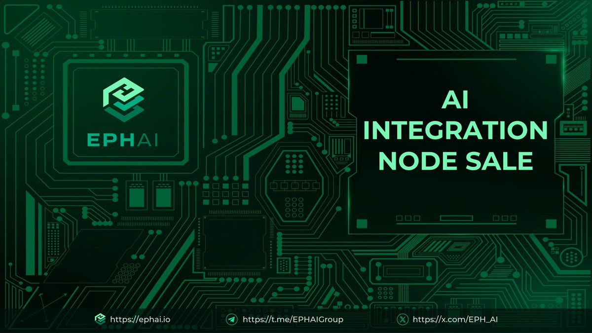EPH_AI's tweet photo. 🚀 We’re excited to introduce the FIRST CHANCE to OWN EPH tokens! 🎉 

It's now able to join the EPHAI Node Network by purchasing a cluster in this exclusive sales. 

💥Total Clusters Available: 1,000 clusters 
💥Distributed across three continents: America, Europe, and Asia.
💥Time: Until 06:54 (UTC) Friday, November 22, 2024.

👉Check more benefits: https://t.co/H5GpuZQWB6

Secure the spot today and be part of the future of decentralized AI! 🔥
