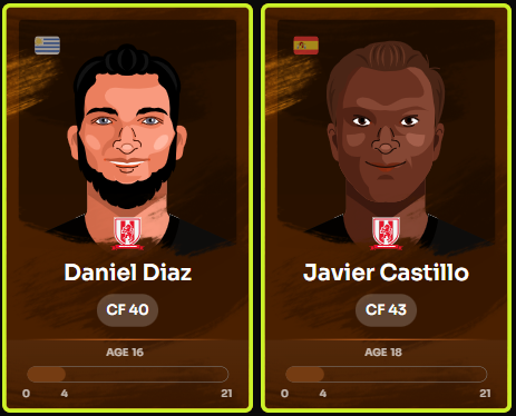 The season is going to be very complicated for Horlazey. The squad is far from being cut out for the D4.

But the surprise and inextremis promotion allowed us to mint 2 youngs CF !
#Footium