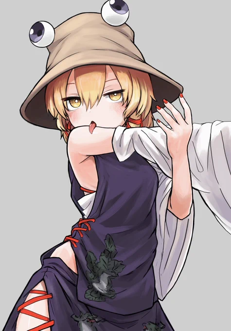 肩慣らし・・・#洩矢諏訪子 