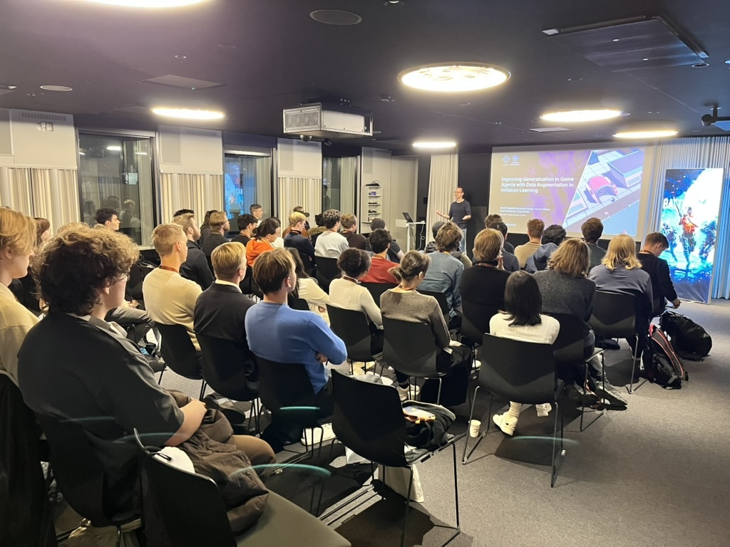SEED (@seed) on Twitter photo SEED is always reaching out to students fascinated by game technology.
Last week, about 50 computer science students from <a href="/KTHuniversity/">KTH Royal Institute of Technology</a> visited the DICE offices for presentations that provided them concrete insights and examples into working life in the game industry. SEED is always reaching out to students fascinated by game technology.
Last week, about 50 computer science students from <a href="/KTHuniversity/">KTH Royal Institute of Technology</a> visited the DICE offices for presentations that provided them concrete insights and examples into working life in the game industry.