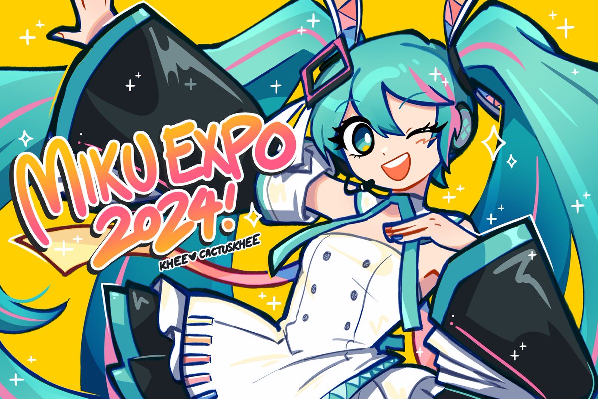 cactuskhee's tweet photo. MIKU EXPO SYDNEY TONIGHT! ✨ #mikuexpo https://t.co/IkO94jjXmA