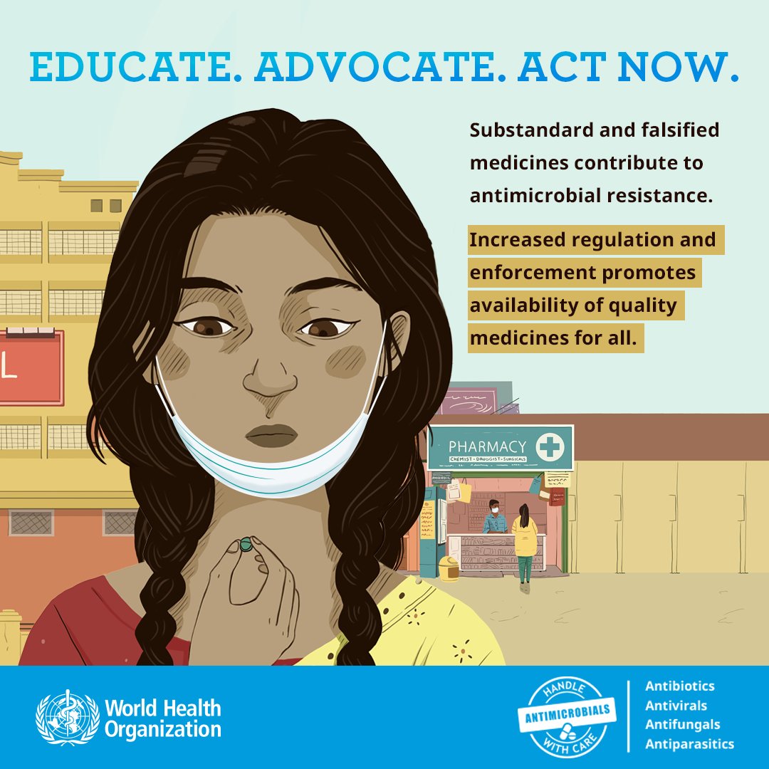 Substandard and falsified medicines contribute to #AntimicrobialResistance (AMR)

Increased regulation &amp; enforcement is needed to prevent substandard &amp; falsified medicines being produced bit.ly/4fy6yAo