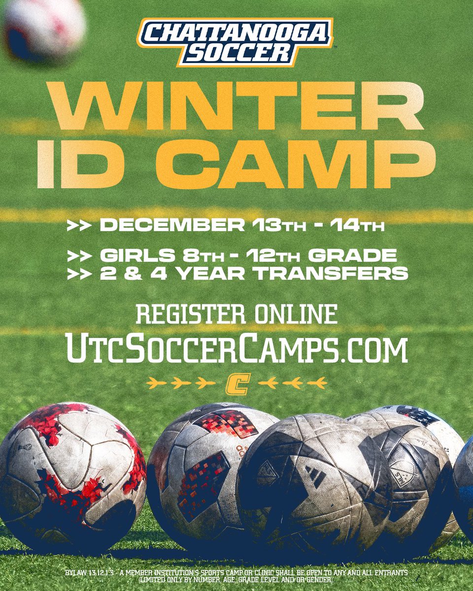 GoMocsSoccer's tweet image. Join us for our Winter ID Camp. Dec 13th-14th. utcsoccercamps.com