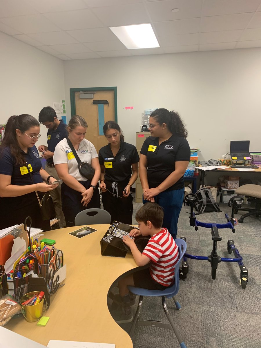 Rayma students recently participated in an Assistive Technology project, an important annual collaboration between FGCU and The SDLC.  Our students were absolute rock stars working with the FGCU students  helped give them an amazing, valuable learning opportunity! <a href="/LeeSchools/">School District of Lee County</a>