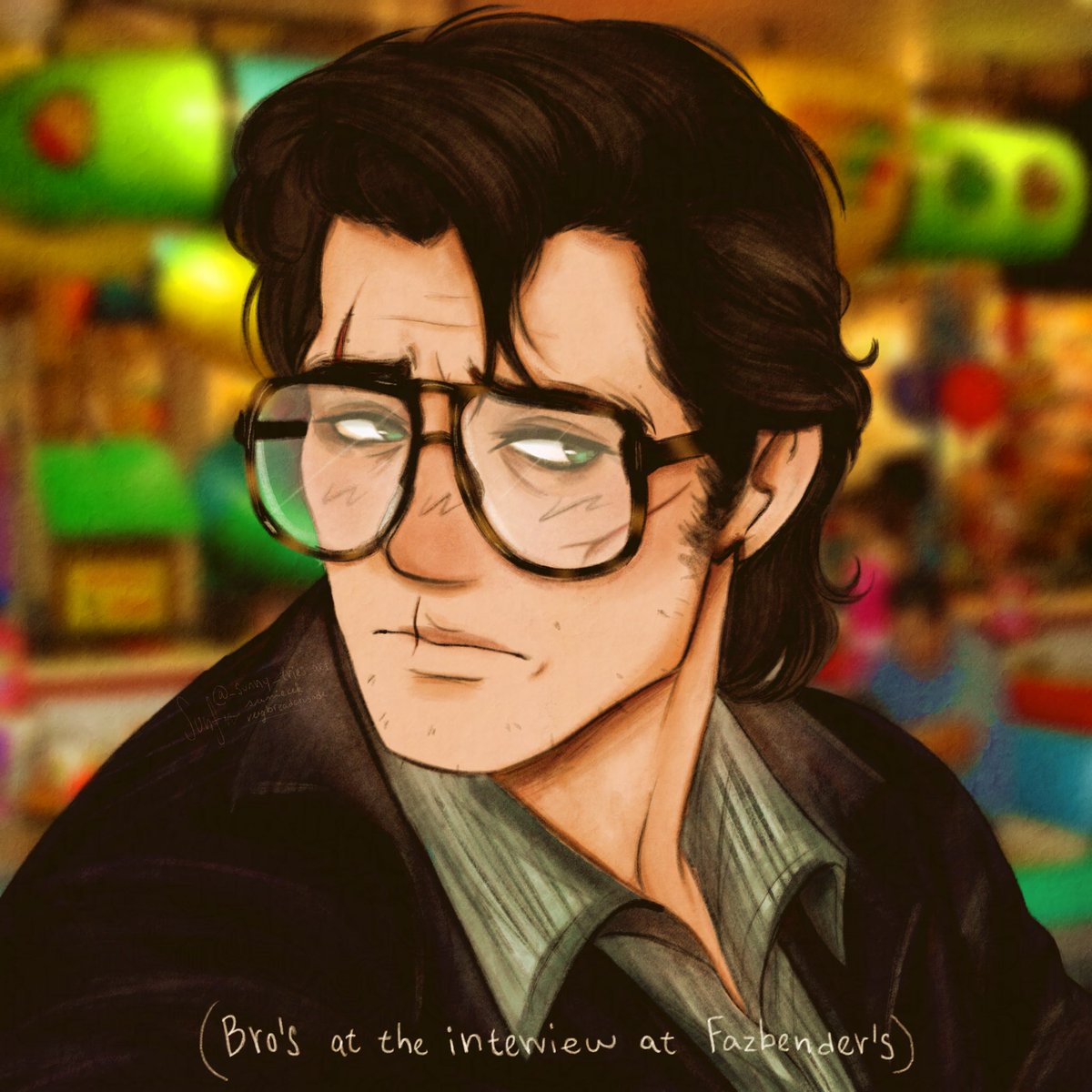 suniecek's tweet photo. Harry Fitzgerald (model 14_1)
.
Please don’t mind how is the phone head drawn on his body, I’m too tired
.
#dsaf #dayshiftatfreddys #dsaf3 #phoneguy #dsafharry #gijinka #personification #HumanArt #humanisation https://t.co/0bYFqQD2Zs