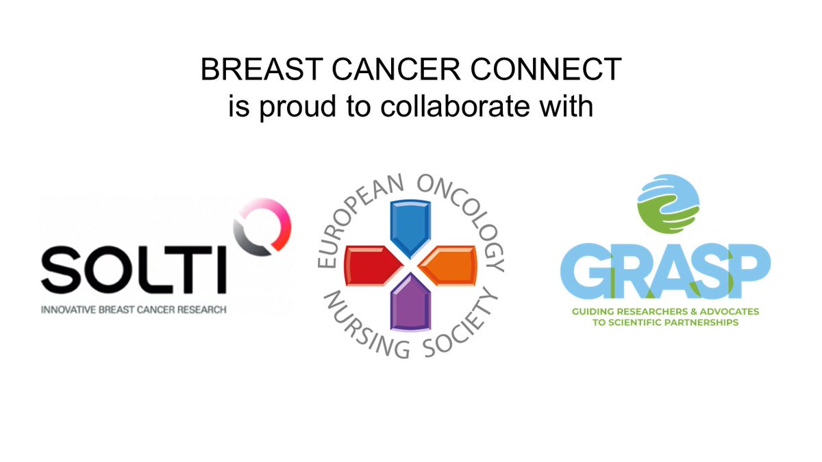 BREAST CANCER CONNECT (@breastcaconnect) on Twitter photo We value our collaborative relationships with Patient Advocacy Groups & Medical Societies🤝
A big thank you to @GRASPcancer, <a href="/FundacionSOLTI/">Fundación SOLTI</a> & <a href="/cancernurseEU/">@cancernurseEU</a> for your input and support!
If your organisation would like to collaborate with us too, get in touch.
#MedEd #Oncology We value our collaborative relationships with Patient Advocacy Groups & Medical Societies🤝
A big thank you to @GRASPcancer, <a href="/FundacionSOLTI/">Fundación SOLTI</a> & <a href="/cancernurseEU/">@cancernurseEU</a> for your input and support!
If your organisation would like to collaborate with us too, get in touch.
#MedEd #Oncology