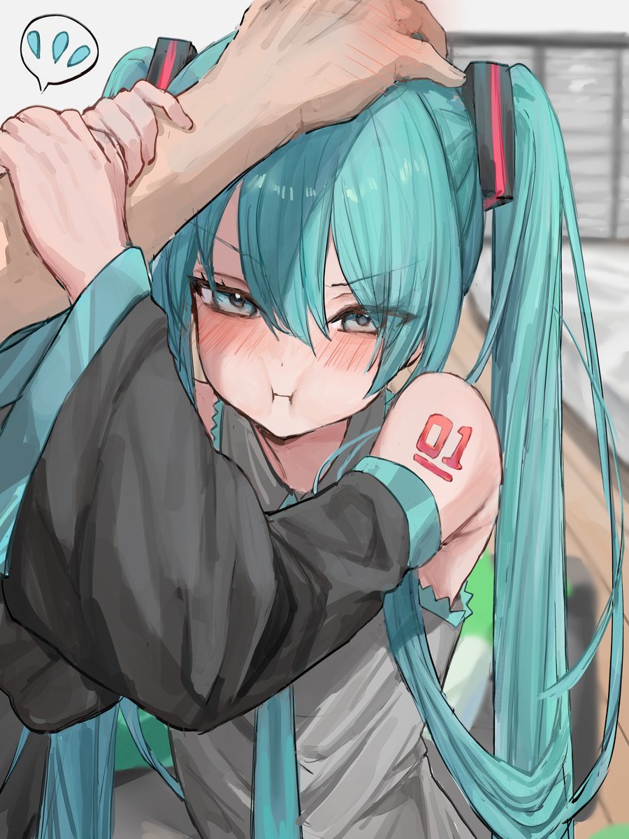 kanimiso_uni_'s tweet photo. 「今日まだ一回も撫でてもらってません…！」
#初音ミク https://t.co/P1RlkpO6mq