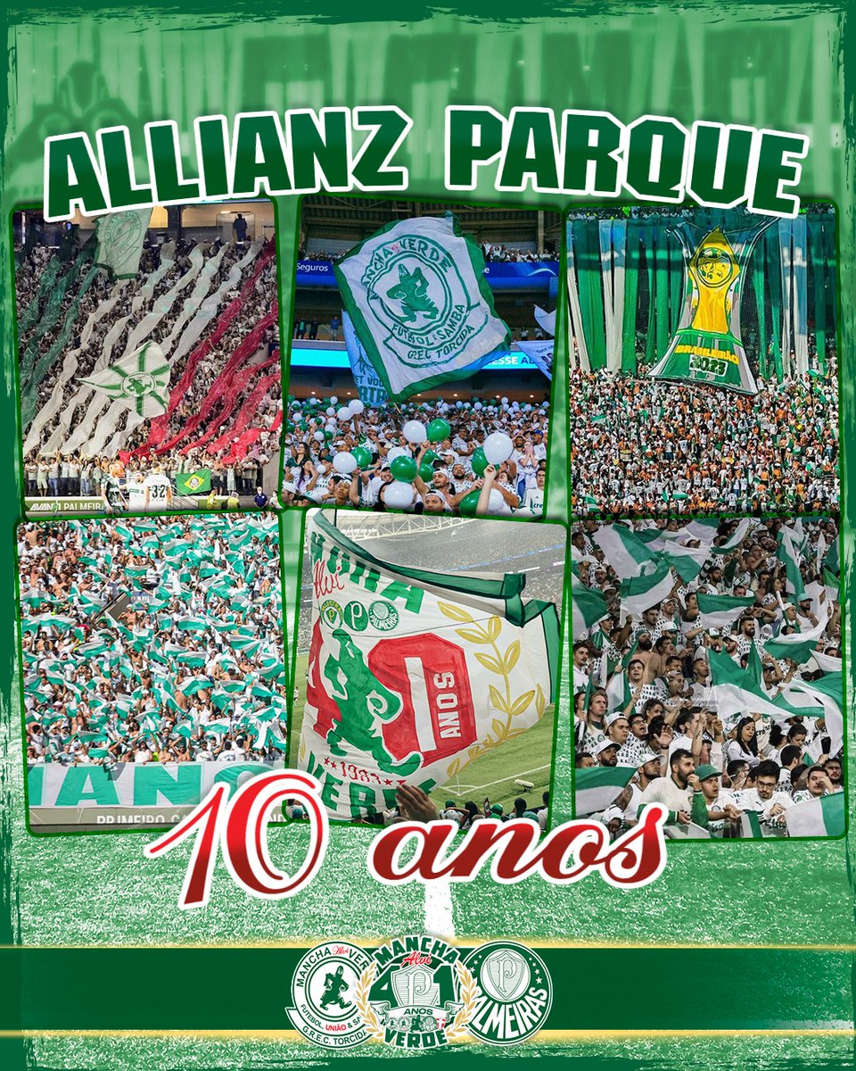 torcidamv83's tweet photo. 𝟏𝟎 𝑨𝑵𝑶𝑺 𝑫𝑬 𝑨𝑳𝑳𝑰𝑨𝑵𝒁 𝑷𝑨𝑹𝑸𝑼𝑬

Hoje completamos 10 anos do primeiro jogo oficial em nosso estádio centenário e agora reformado, o Allianz Parque. 

🔗 Texto completo no link: ⤵️
https://t.co/rzeH3cyqh1 https://t.co/Xnb7Rt5ijE