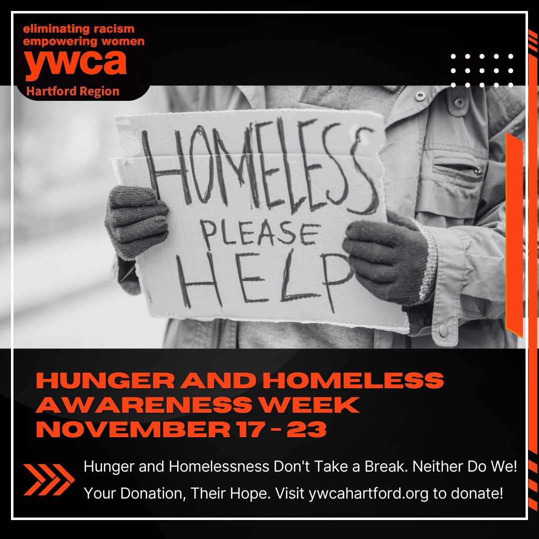 YWCAHARTFORD's tweet image. This #HungerAndHomelessAwarenessWeek, help those in need. Donate to our shelter or find items to give on our wish list ecs.page.link/7HkgV . Every little bit counts