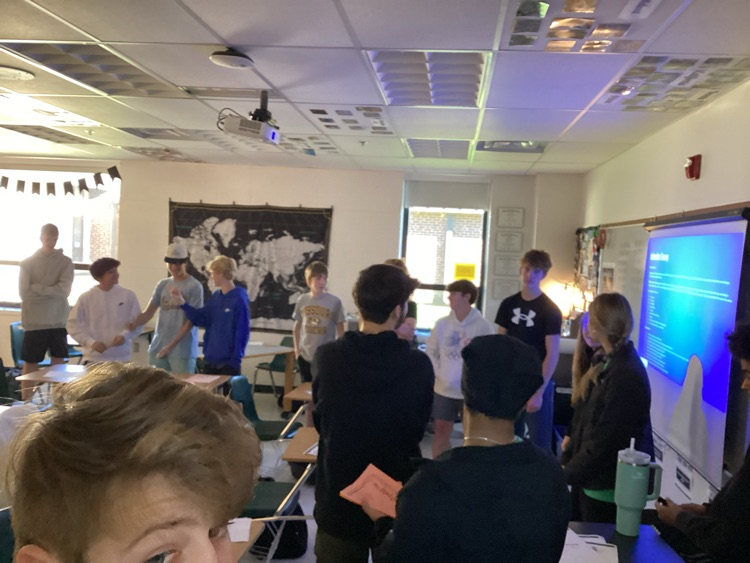 FZN_Panthers's tweet photo. Our Panthers Connection Mentors are hard at work today mentoring our 9th graders through Positive Peer Influence. This month's topic is The Power of a Good Deed! #TRUENorth #FZNPride #PositivePeerInfluence #BuiltOnTheNorthside https://t.co/wFCNepXkrq