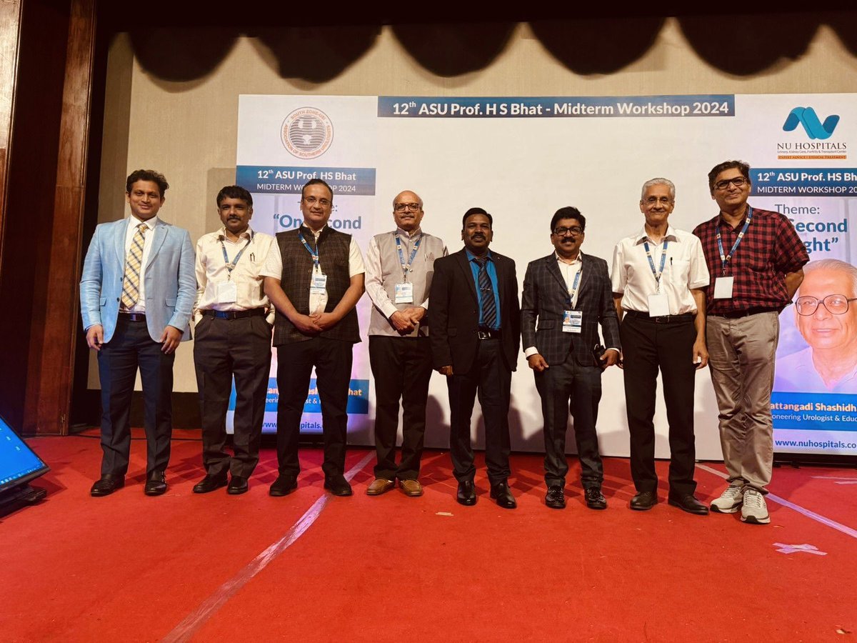 Conveyed my thoughts on the “Role of Diagnostic vs Therapeutic Testicular Biopsy in Azoospermia” at the HS Bhat Symposium conducted by Association of Southern Urologists (ASU) at IISC auditorium, Bangalore. #azoospermia #maleinfertility #testis <a href="/orchidzhealth/">Orchidz Health</a> <a href="/NU_Hospitals/">NU Hospitals</a>
