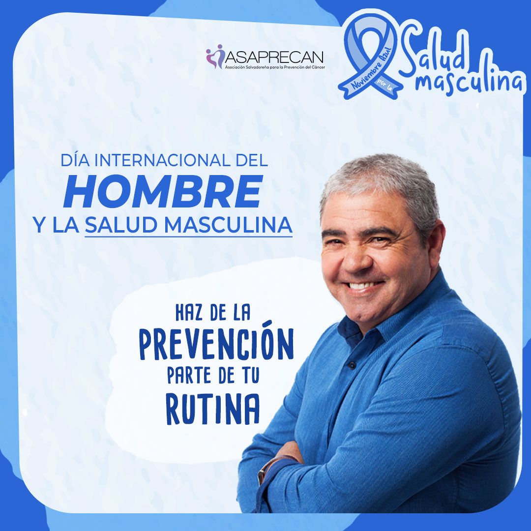Cada 19 de noviembre, se conmemora el Día Internacional del Hombre, una fecha que busca resaltar la importancia de la salud masculina, la igualdad de género y el papel que los hombres desempeñan en la sociedad.

#DiaInternacionalDelHombre #SaludMasculina  #ASAPRECAN