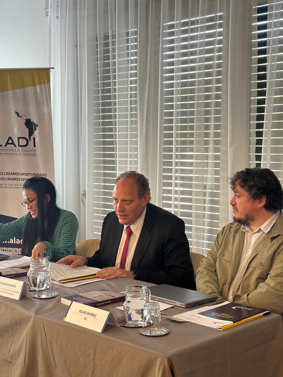 📚🌎 ¡Comenzó el XXIII Curso Breve de Política Comercial!

🤝🏻Organizado por <a href="/wto/">WTO</a> y ALADI, es una valiosa oportunidad para fortalecer la integración económica de América Latina y el Caribe

📆 Del 18 al 29/11, dirigido a funcionarios gubernamentales de los países miembros de ALADI