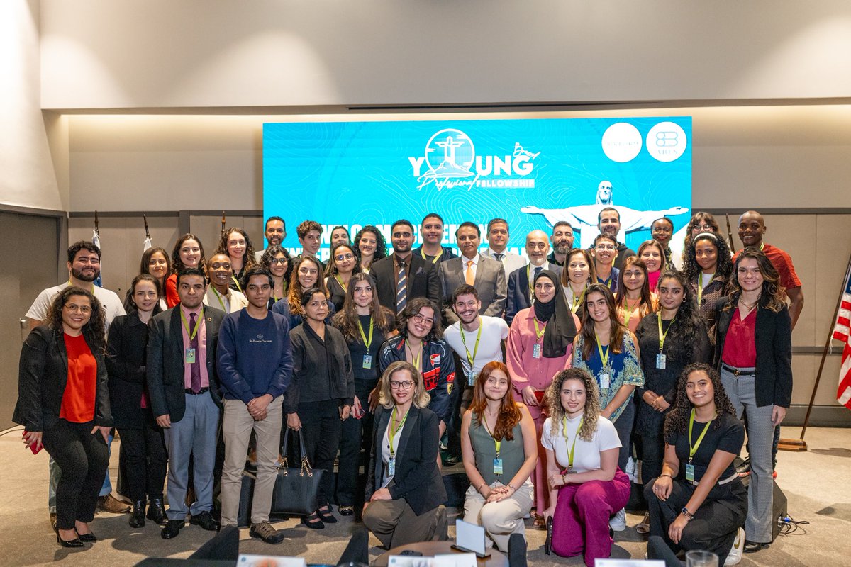 Samahjaber11's tweet photo. Feeling incredibly thankful, inspired, and lucky to be part of the YPF Brazil 2024! 🌎✨ Meeting amazing people who deeply inspired me, engaging in thought-provoking panels and discussions, and exploring a new experience through the MUN simulation made this journey unforgettable. https://t.co/irAc4kMgmk