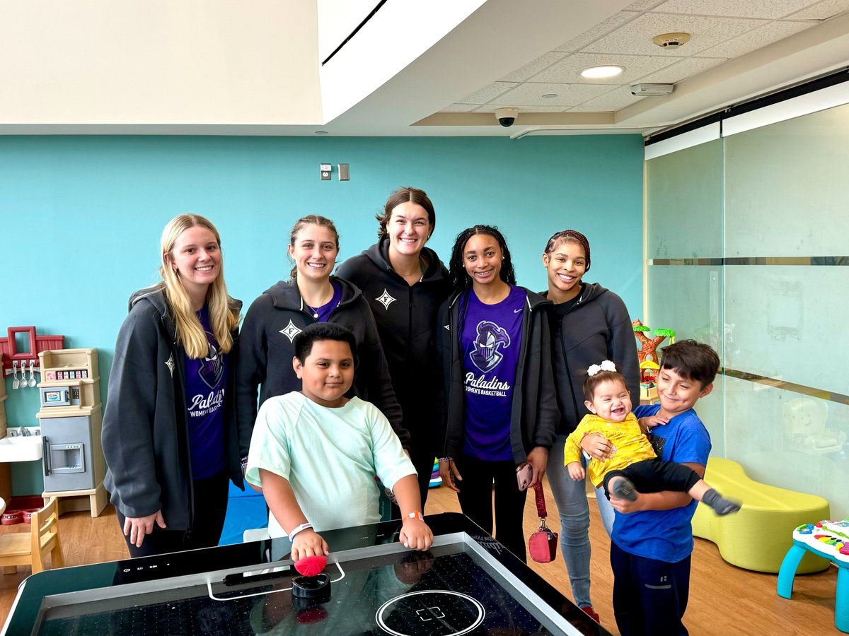 So many great visits from the <a href="/ClemsonTigers/">Clemson Athletics</a> and <a href="/FurmanPaladins/">Furman Paladins</a>  AND a visit with <a href="/theprismahealth/">Prisma Health</a> Roger C. Peace Rollin' Tigers wheelchair basketball team for a scrimmage with the <a href="/Furman_SAAC/">Furman SAAC</a> group-thanks to Furman and Clemson for your continued support for <a href="/ValiantPlayer/">Valiant Player</a>
