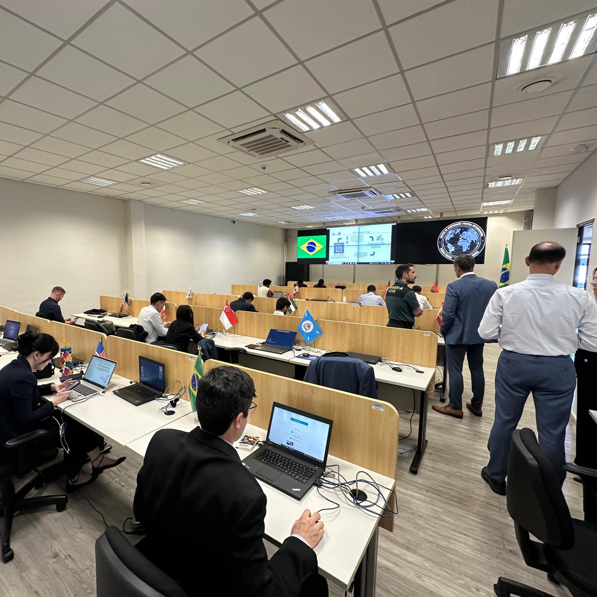 INTERPOL_HQ's tweet photo. Keeping World Leaders safe #G20

INTERPOL and police officers from 13 countries were deployed to support @PoliciaFederal &amp; @PMERJ during the G20 Leaders' Summit.

Commissioner @Zan_Almeida explains the role of the International Police Cooperation Centre (IPCC) in Rio de Janeiro. https://t.co/bO81vTyWWR