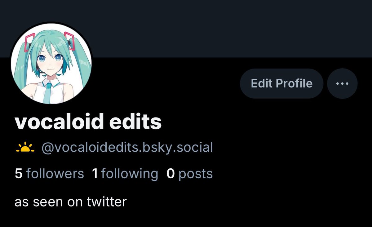 vocaloidedits's tweet image. officially back to posting here so start tagging me in videos again! also in case this place goes to shit we also have a bluesky and tiktok account which i’ll try to cross post onto as regularly as i can