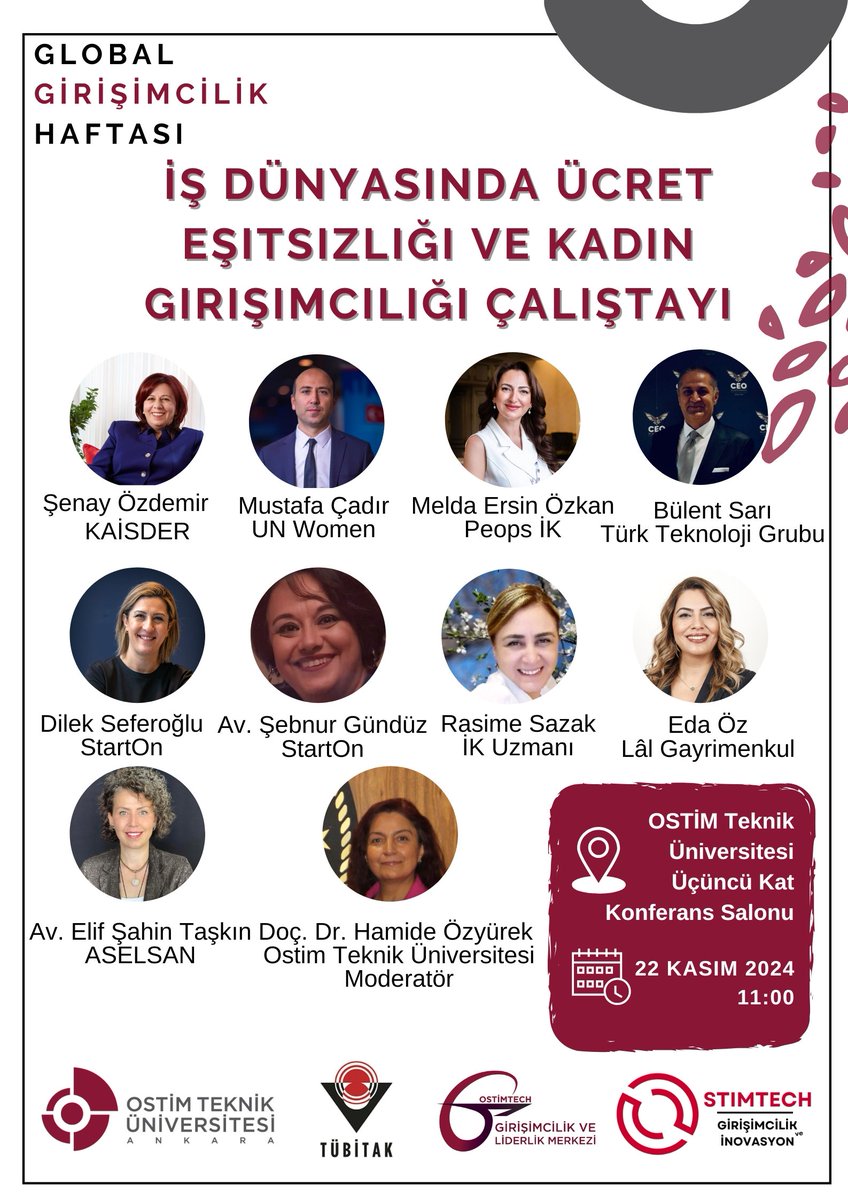 Girişimcilik ve Liderlik Merkezi (@ostimtechglm) on Twitter photo Global Girişimcilik Haftası etkinliklerinin ikinci gününde saat 11:00'da gerçekleştirilecek "İş Dünyasında Ücret Eşitsizliği ve Kadın Girişimciliği Çalıştayı"nı kaçırmayın 🚀
<a href="/ostimteknikuniv/">OSTİM Teknik Üniversitesi</a> Global Girişimcilik Haftası etkinliklerinin ikinci gününde saat 11:00'da gerçekleştirilecek "İş Dünyasında Ücret Eşitsizliği ve Kadın Girişimciliği Çalıştayı"nı kaçırmayın 🚀
<a href="/ostimteknikuniv/">OSTİM Teknik Üniversitesi</a>