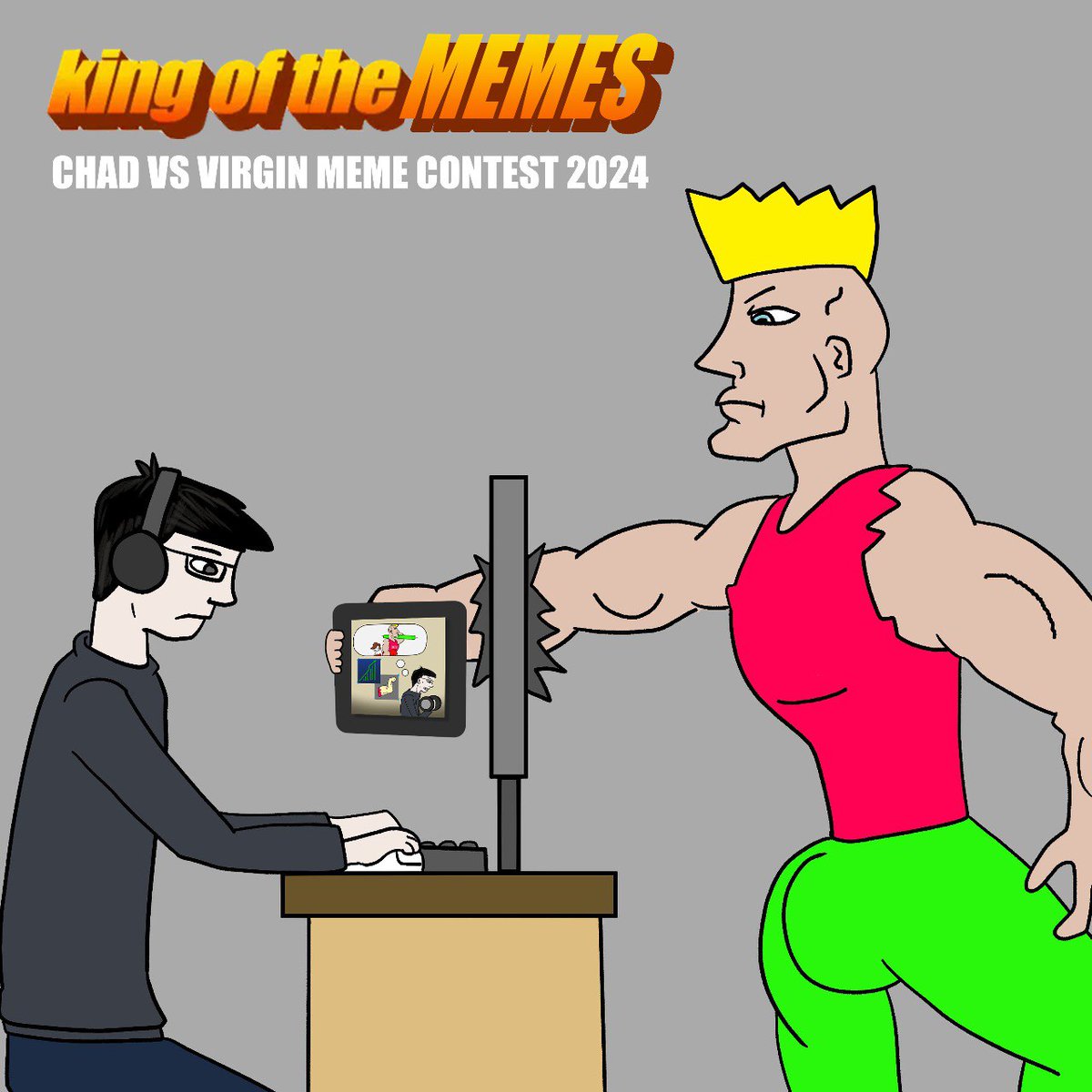 💥 $CHAD vs Virgins Meme Competition! 💥

We're giving away 1.1 SOL to the creators of the BEST self-made memes comparing CHADs vs Virgins! 🏆

🔹 Guidelines:

1. Memes must be original (no AI-generated content).
2. Submit your memes as a comment under this post.
3. Include