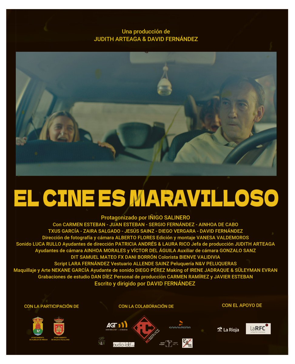 En nuestro KORTeN! Fas Zinemaldia podremos ver de David F. Pastor "El cine es maravilloso" y "Saludos", nos acompañará Iñigo Salinero en la sala.