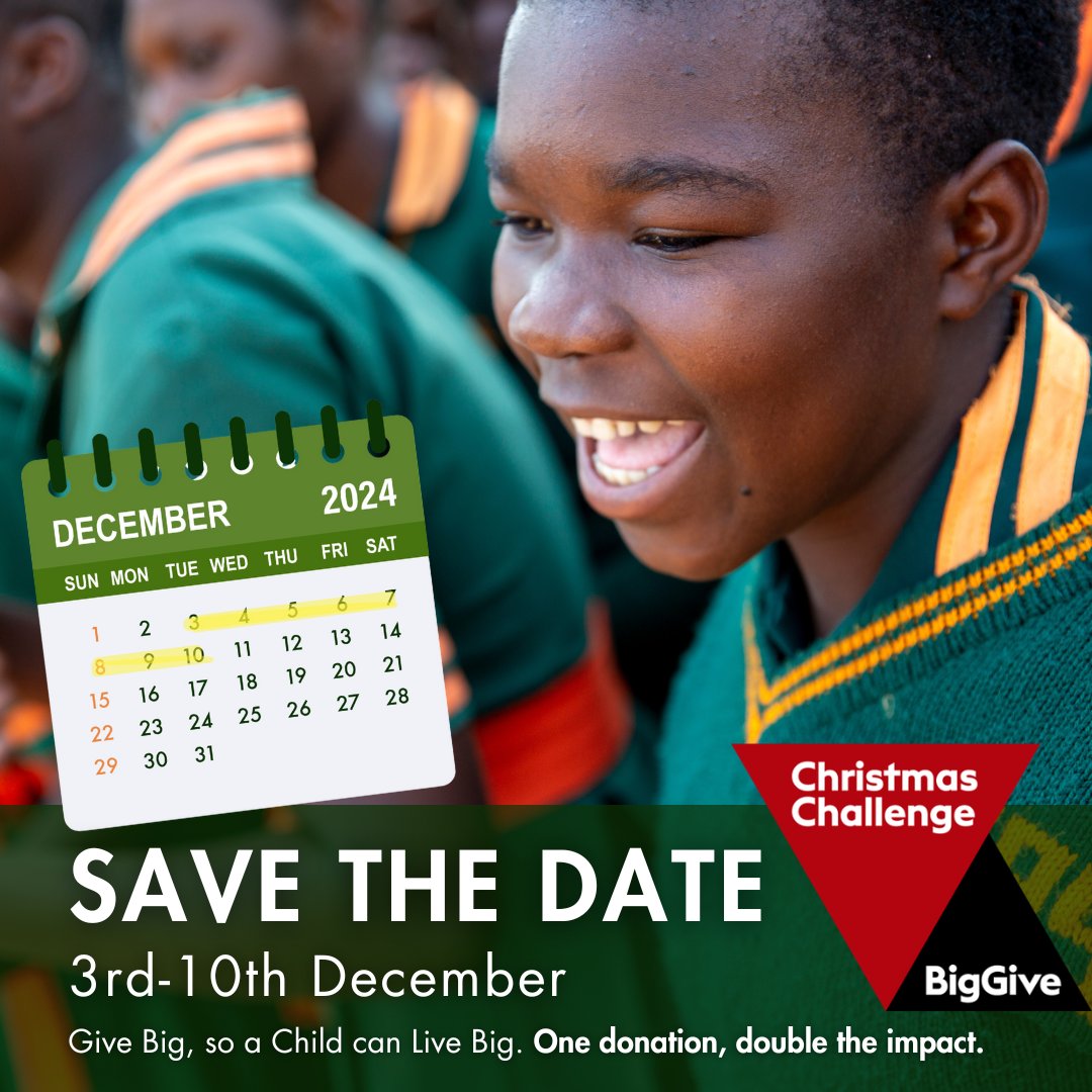 On 3rd Dec, the <a href="/BigGive/">Big Give</a> Christmas Challenge begins! PEAS aims to raise £50,000 to help 715 girls access education.

For 1 week only, every donation made through this link will be doubled: shorturl.at/tKto6

Give Big, so a Child can Live Big.