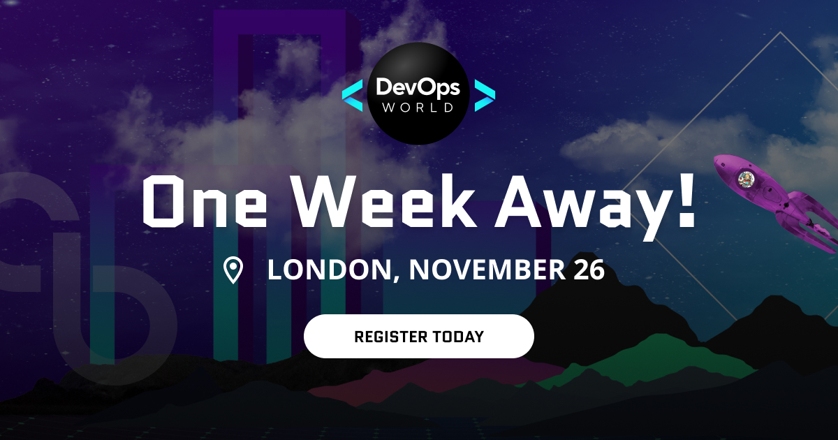 CloudBees's tweet image. We&apos;re just one week out from our final #DevOpsWorld Tour stop in London! 🇬🇧

Join us for the #DevSecOps conference for developers, by developers. 🧑‍💻

There&apos;s still time to register here! bit.ly/3OhxSa6