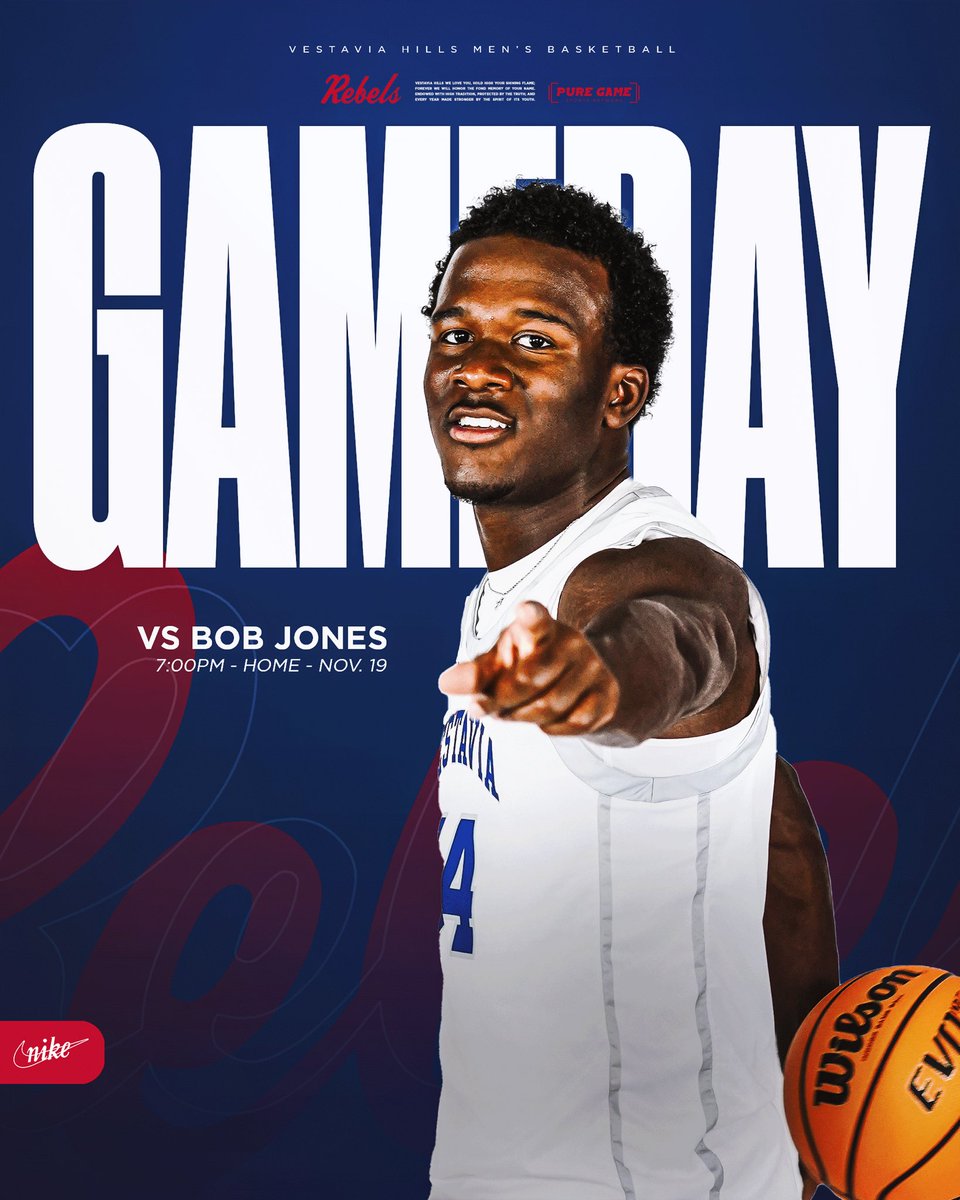 Home games tonight vs Bob Jones!!

4:00  JVB
5:30  9B
7:00  Varsity