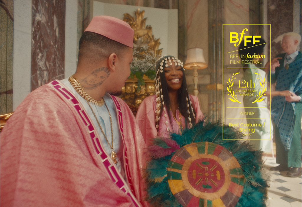 DammyTwitch's tweet image. Thank you to @BerlinFashFilm for the Award ! 
The team put a lot of effort into this 🏆🤍