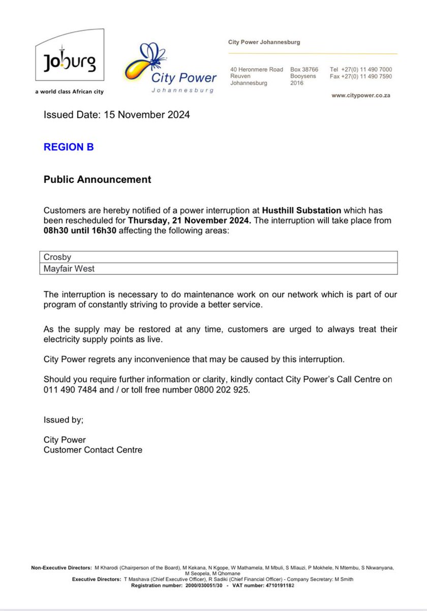 @CityPowerJhb tweet media