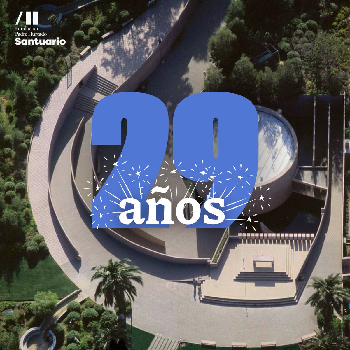 🌟 ¡Hoy celebramos 29 años del Santuario Padre Hurtado!

Desde 1995, este espacio es un oasis de fe y solidaridad en la ciudad. Su diseño inspira paz y conecta con el legado de San Alberto Hurtado. 🌿

📍 ¡Visítalo y vive su historia!
Más en 👉 padrealbertohurtado.cl