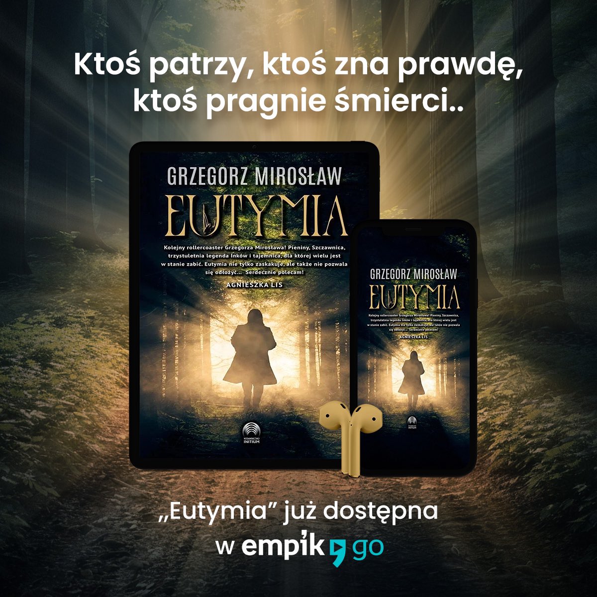 Empik Go: Audiobooki, ebooki, podcasty, komiksy (@empikgo) on Twitter photo 🔍 Jesień w górach, ślady dawnej legendy i brutalne zabójstwa. Komisarz Malejko oraz młodsza aspirant Michalik stają przed najtrudniejszą zagadką w swojej karierze.
📱Ebook i audiobook „Eutymia” już dostępne w Empik Go!
👉 Sprawdź: empikgo.app.link/c9r1jjhJEOb
<a href="/Wyd_Initium/">Wydawnictwo Initium</a> 🔍 Jesień w górach, ślady dawnej legendy i brutalne zabójstwa. Komisarz Malejko oraz młodsza aspirant Michalik stają przed najtrudniejszą zagadką w swojej karierze.
📱Ebook i audiobook „Eutymia” już dostępne w Empik Go!
👉 Sprawdź: empikgo.app.link/c9r1jjhJEOb
<a href="/Wyd_Initium/">Wydawnictwo Initium</a>