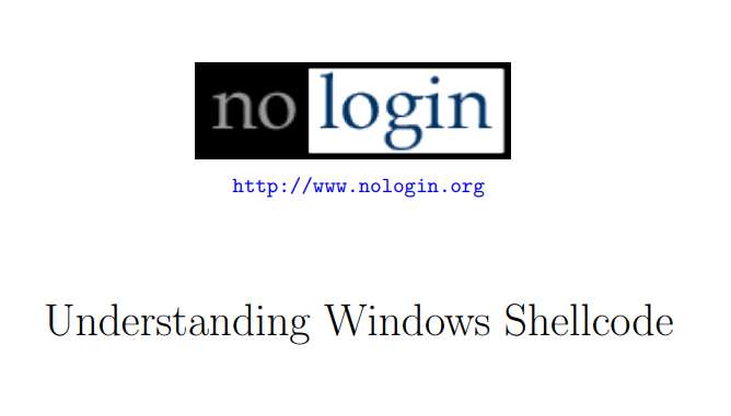 A whitepaper on Win32 shellcoding by the legend Skape! 

hick.org/code/skape/pap…