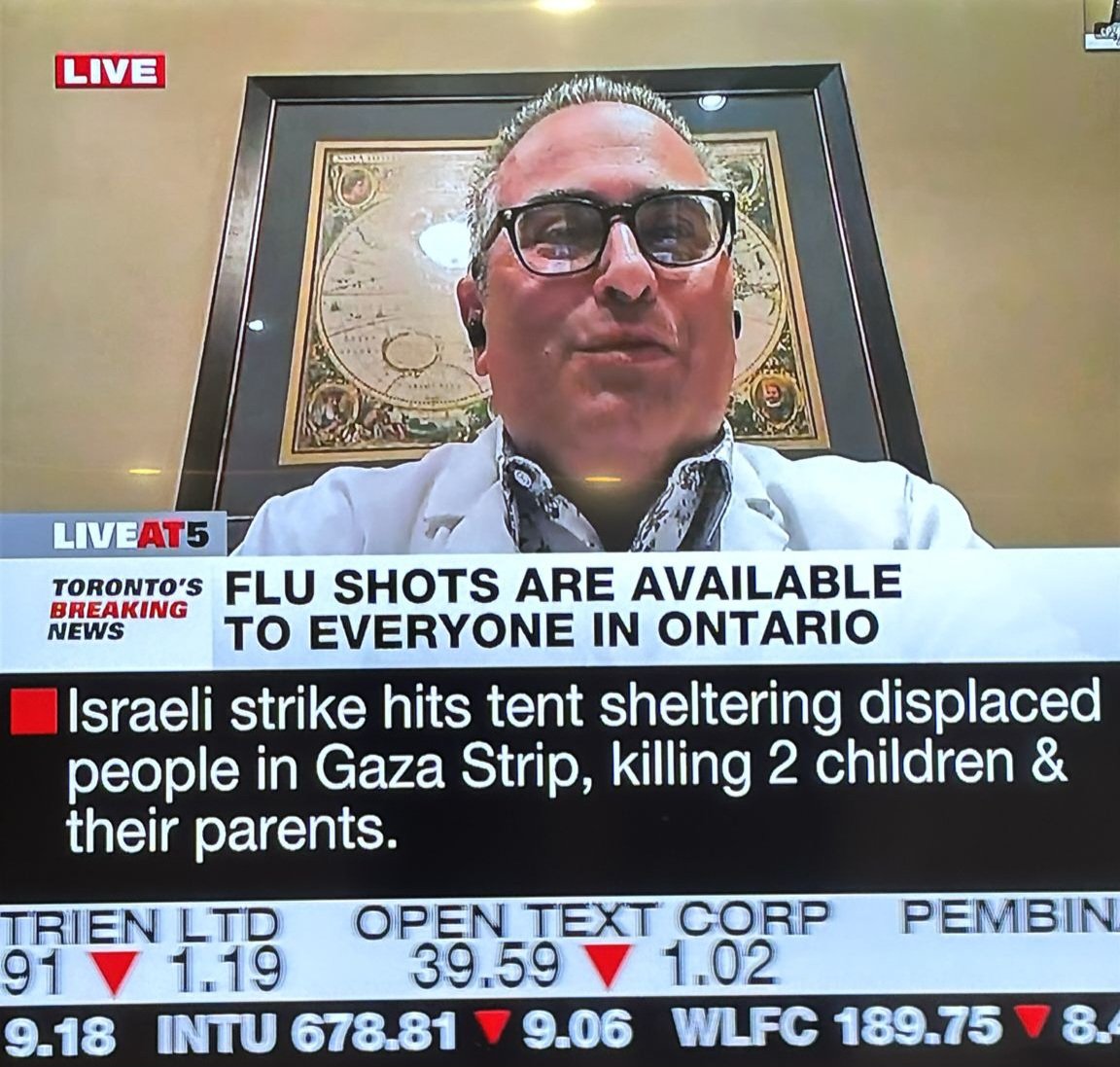 Johnny Pap (@papasterg) on Twitter photo Grateful for the opportunity to join CP24 Toronto's Breaking News with <a href="/LeenaLatafat/">Leena Latafat</a> and <a href="/BakariSavage/">Bakari Savage</a> to discuss the vital role of pharmacists in flu vaccinations this season.
#FluSeason #Pharmacists #Vaccination #CommunityHealth #Immunization Grateful for the opportunity to join CP24 Toronto's Breaking News with <a href="/LeenaLatafat/">Leena Latafat</a> and <a href="/BakariSavage/">Bakari Savage</a> to discuss the vital role of pharmacists in flu vaccinations this season.
#FluSeason #Pharmacists #Vaccination #CommunityHealth #Immunization