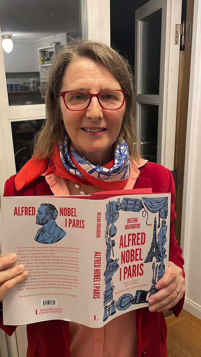 Spiltan's tweet photo. @spiltan Invest aktieägaren Helena Höjenberg har nyligen gett ut boken ”Alfred Nobel i Paris”. Intressant läsning om hemmet, konsten, måltiderna, kläderna mm. på 1870-90 för frankofiler. Retwitta så lottar jag ut några x om ni är intresserade. https://t.co/4b0XM6uOIK
