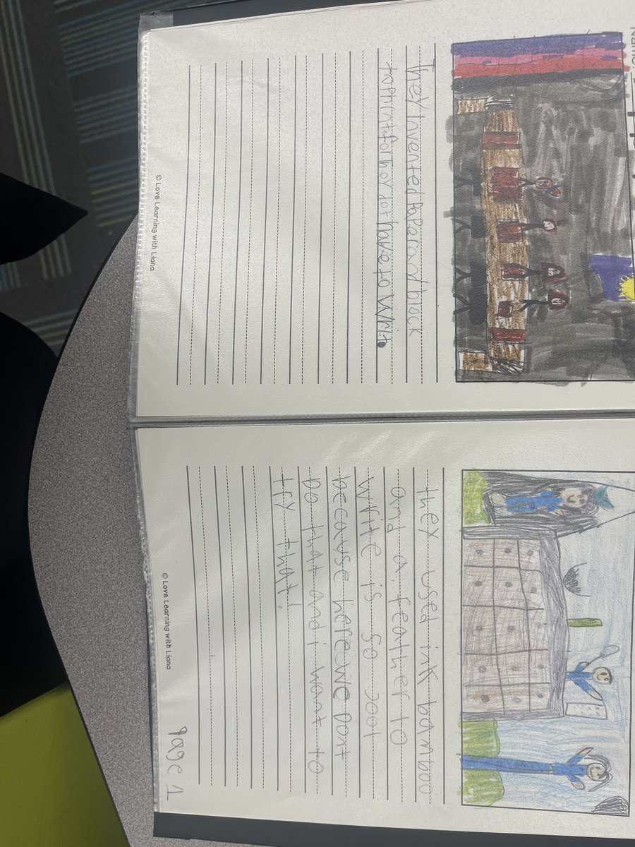 Amazing work by Mr. Mitchinson’s 2nd grade class! The students created an Ancient Chinese Writing Book. #BeEvergreen #iBelonginEvergreen